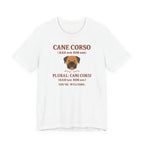 Cane Corso Cani Corsi Pronunciation t-shirt, view 3