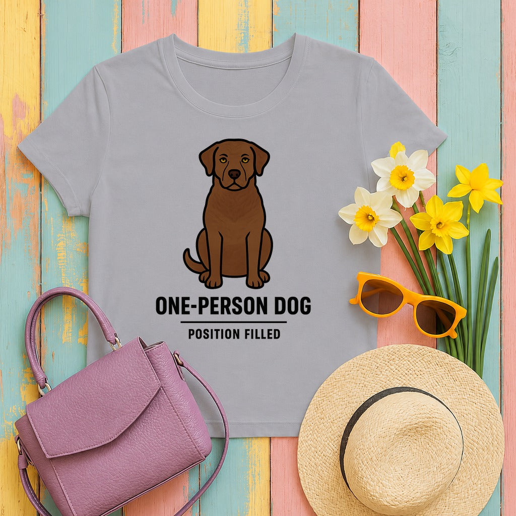 Chesapeake One-Person Dog Tee in Athletic Heather