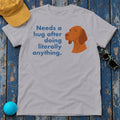 Vizsla Needs a Hug After Anything Tee in Athletic Heather