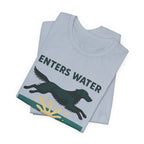 Flat-Coat Enters Water at Full Speed Tee