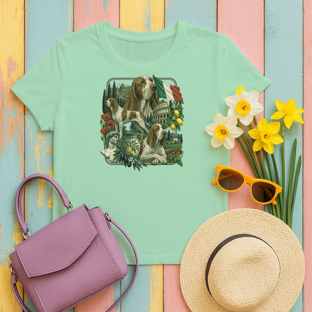 Bracco Italiano Italy Heritage tee, Mint