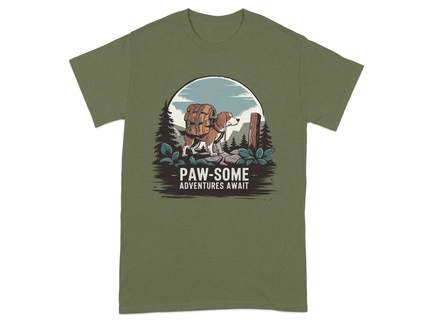 Paw-some Adventures Await T-shirt product