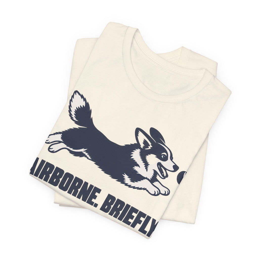 Airborne Briefly Corgi T-Shirt