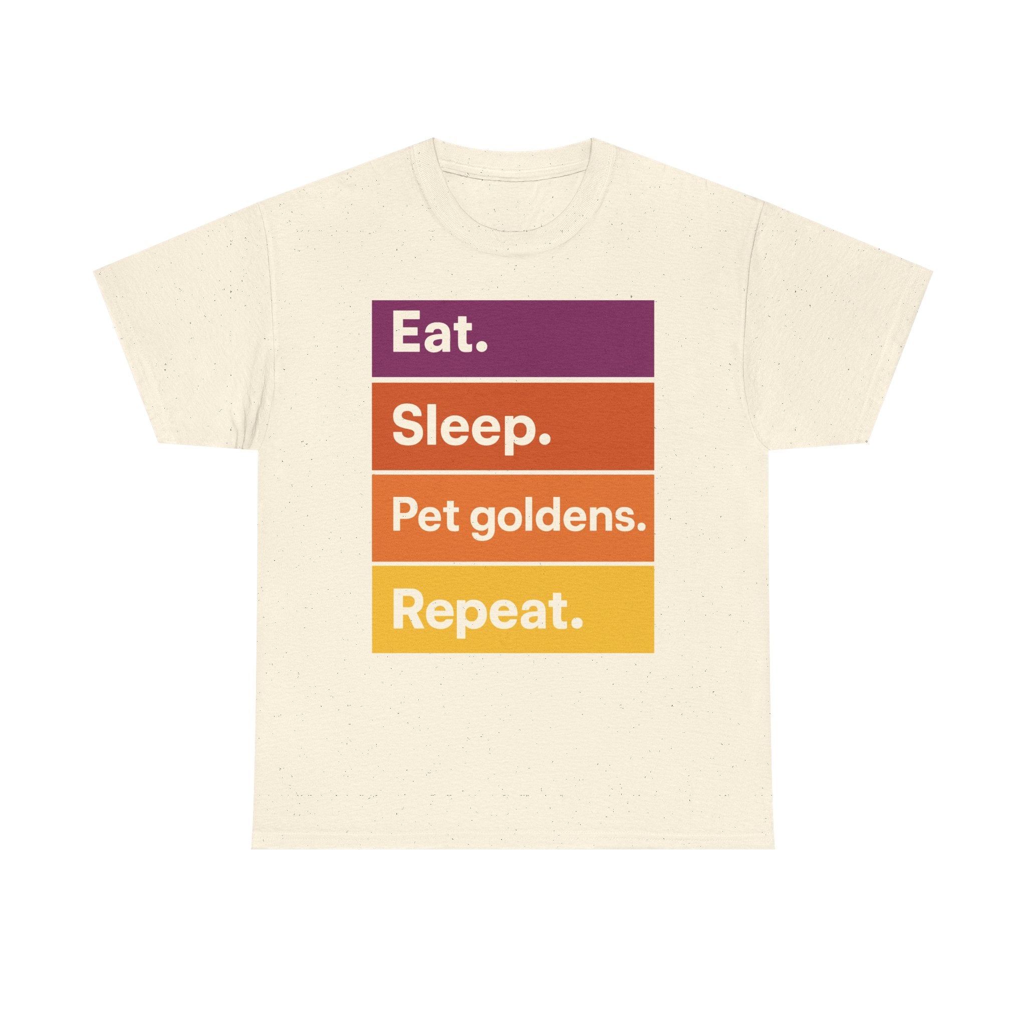 Eat Sleep Bark Repeat Golden Retriever T-Shirt