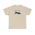 Here We Go. Dog Running Silhouette T-Shirt