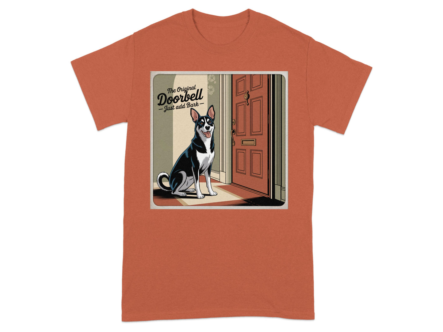 The Original Doorbell Just Add Bark Graphic T-Shirt product