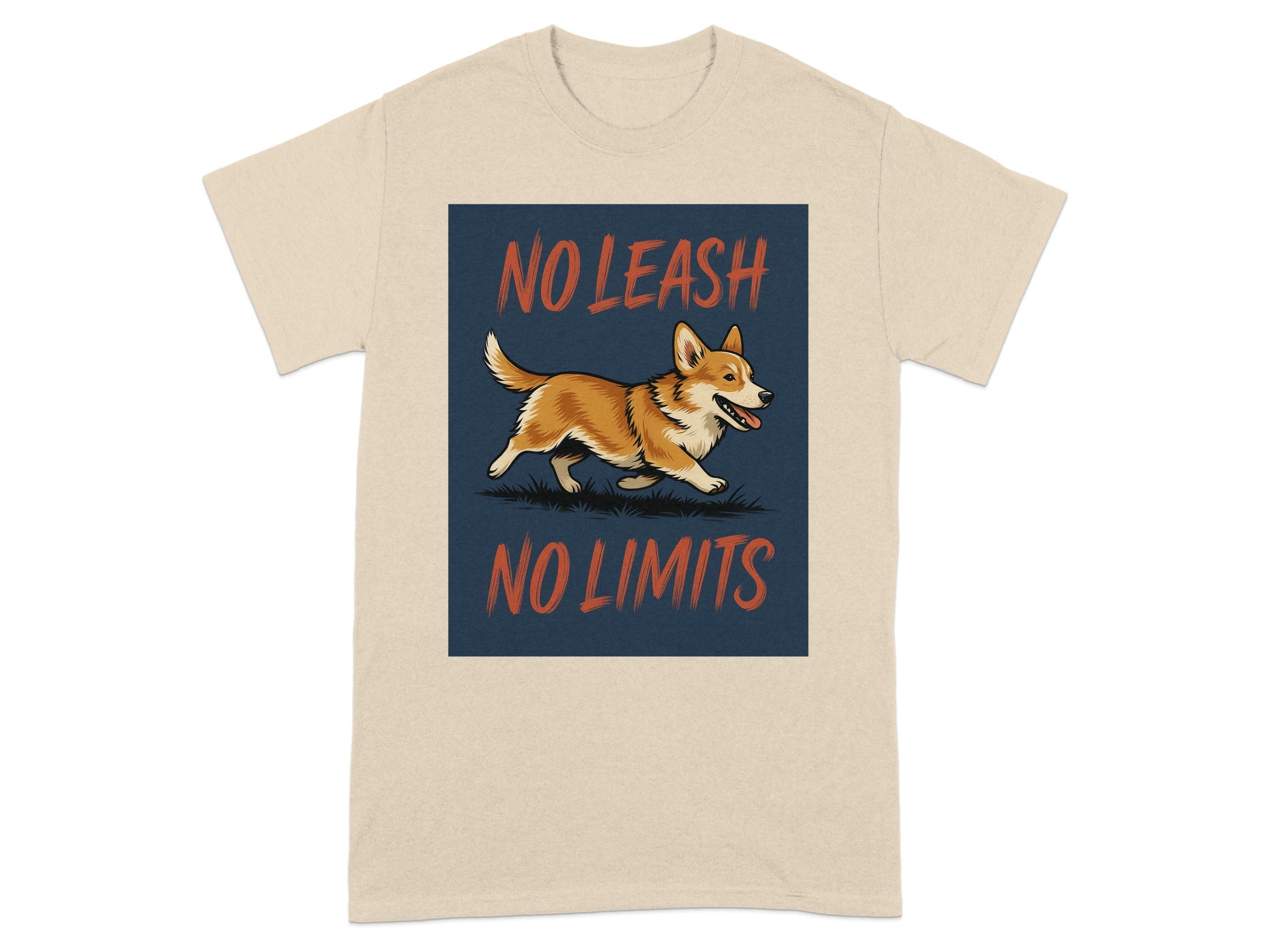 No Leash No Limits Energetic Dog Graphic T-shirt product