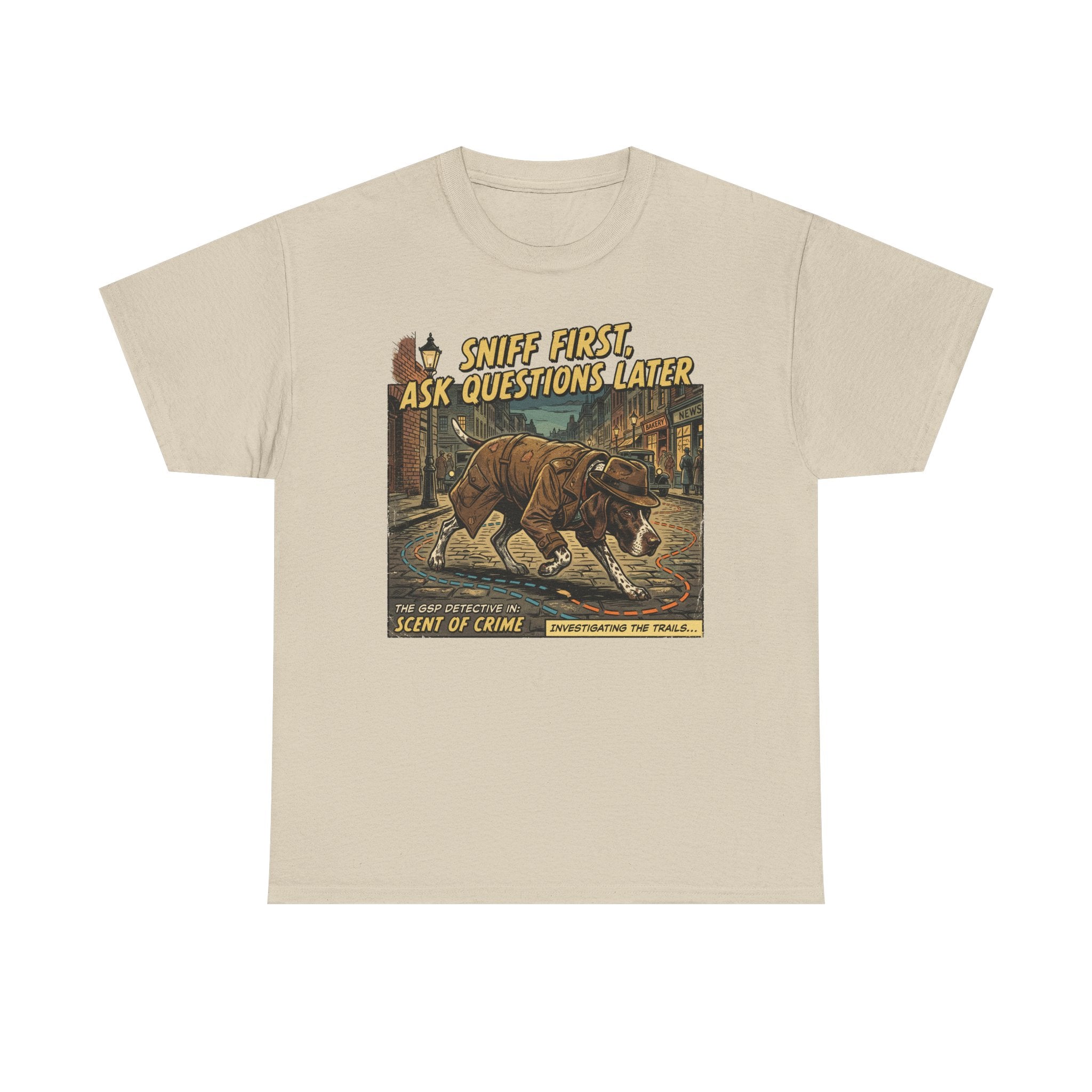 Sniff First GSP Detective Graphic T-Shirt