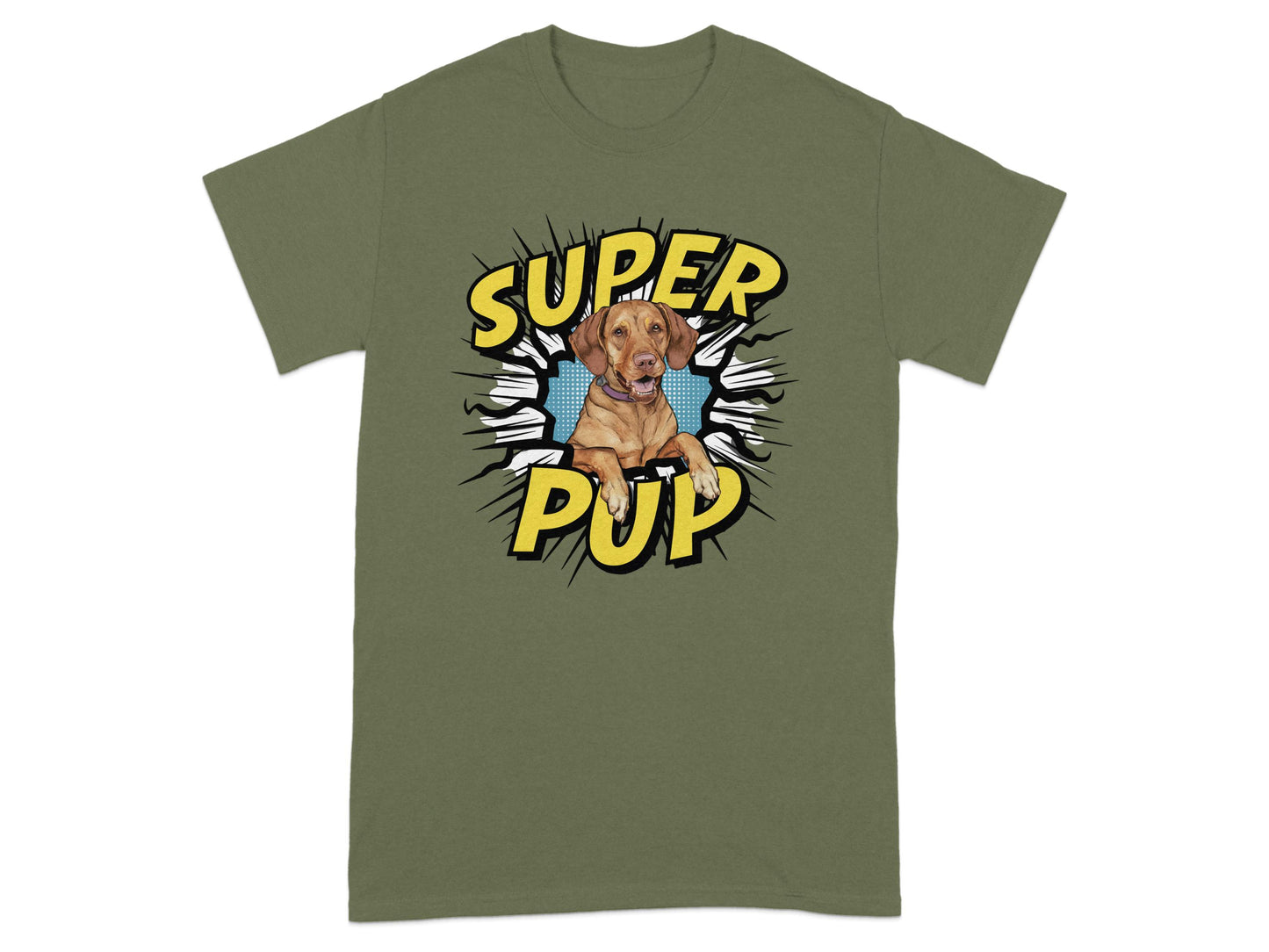 Super Pup Graphic Tee Comic Design T-shirt product