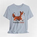 Thoroughbred Heart Footstool Legs Corgi T-Shirt