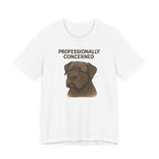 Cane Corso Professionally Concerned t-shirt, view 3