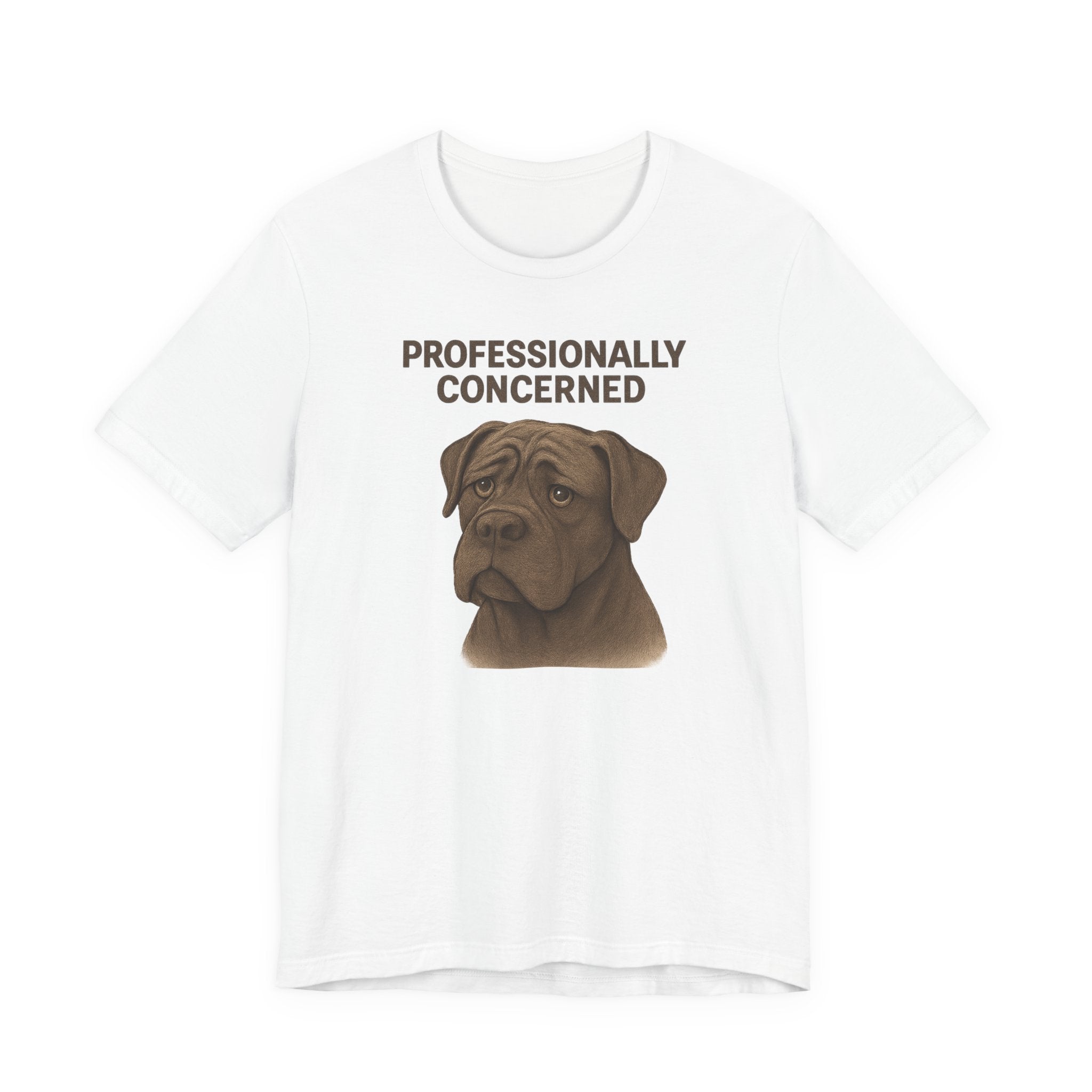 Cane Corso Professionally Concerned t-shirt, view 3