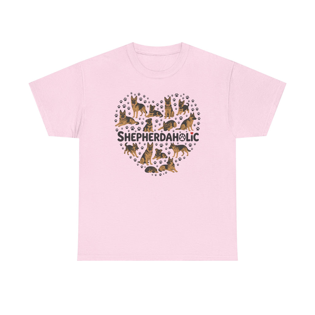 Shepherdaholic Heart German Shepherd T-Shirt
