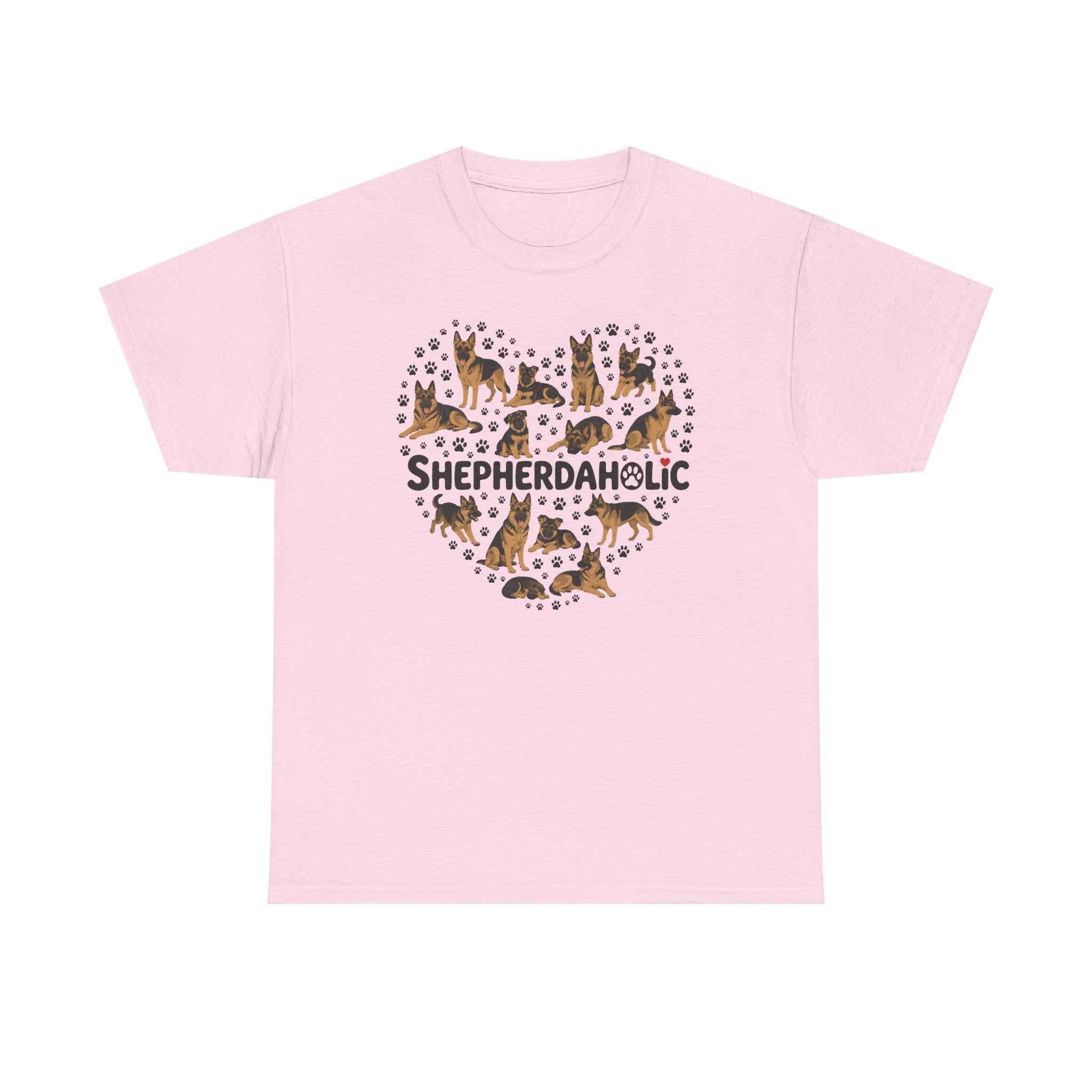 Shepherdaholic Heart German Shepherd T-Shirt
