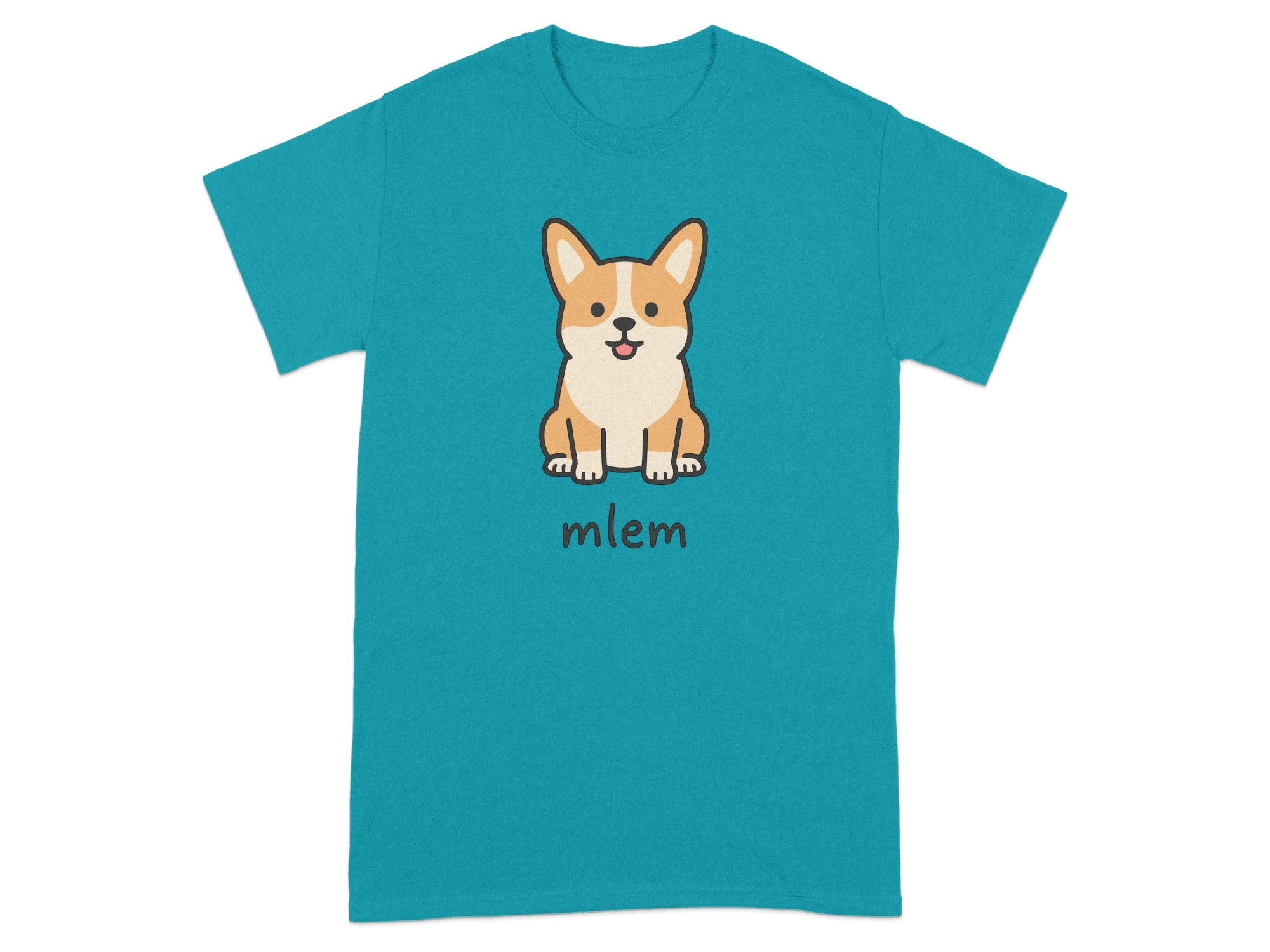 Cute Corgi Mlem T-shirt Perfect for Dog Lovers