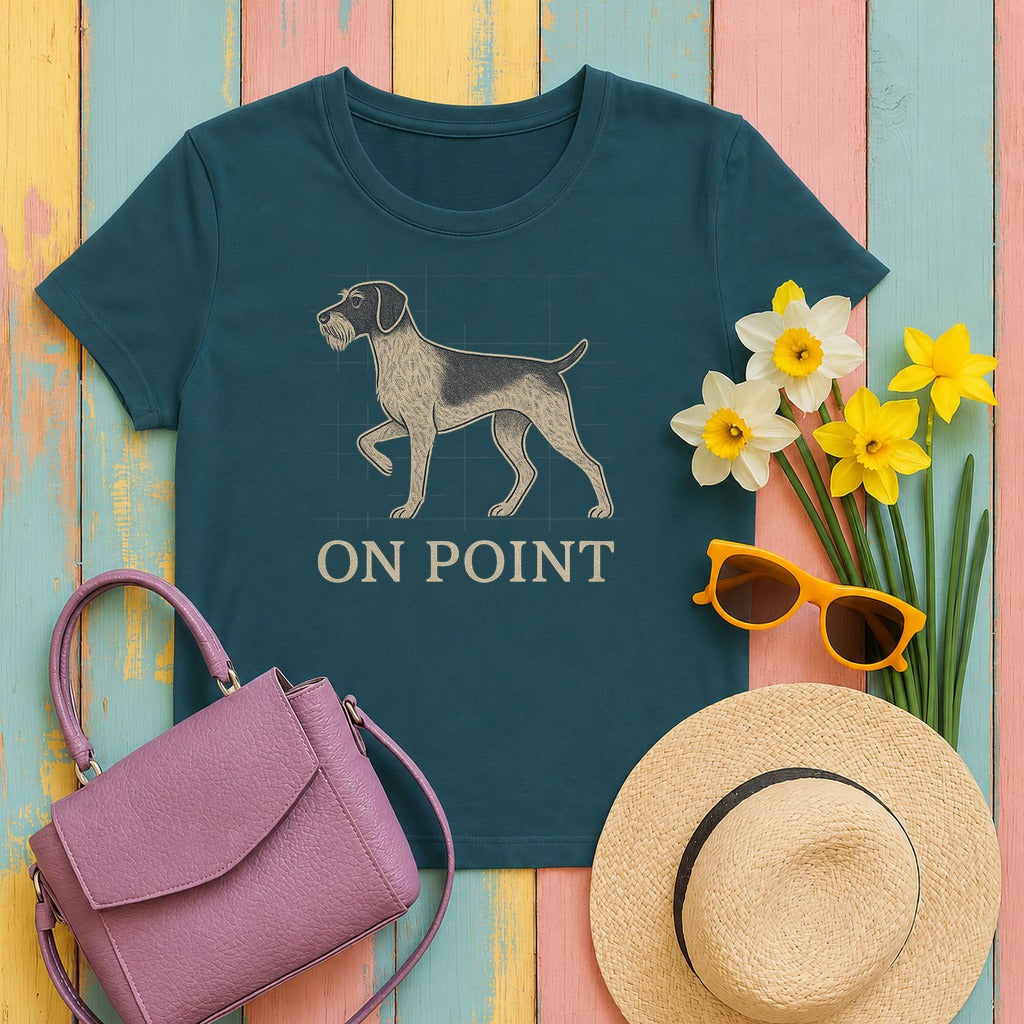 GWP On Point Blueprint Tee in Heather Deep Teal