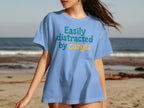 Easily Distracted by Corgis Stylish Relaxed Fit T-shirt