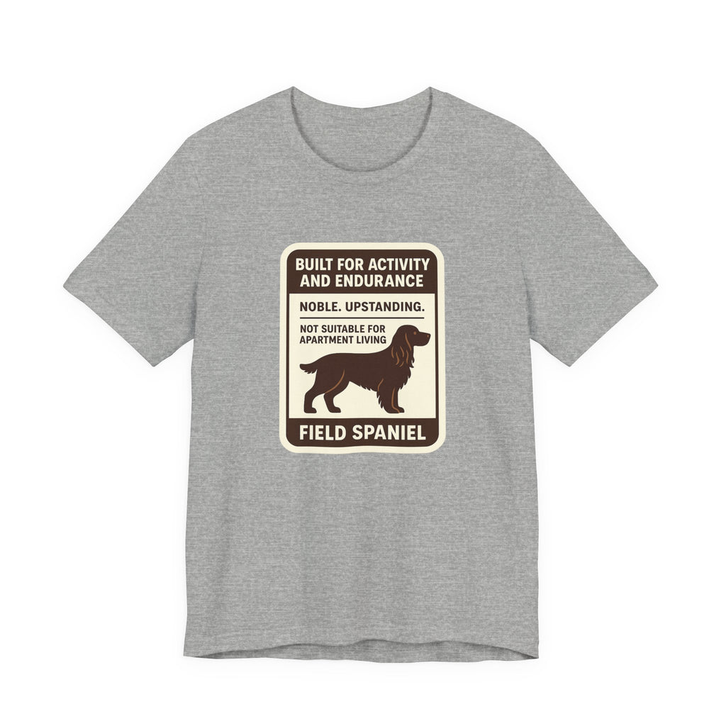 Field Spaniel Built For Activity And Endurance Tee