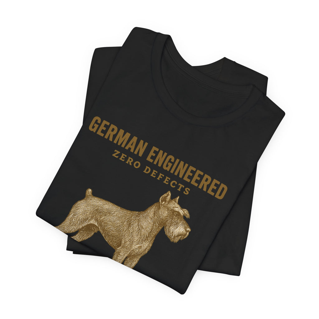 German Engineered Zero Defects Schnauzer T-Shirt
