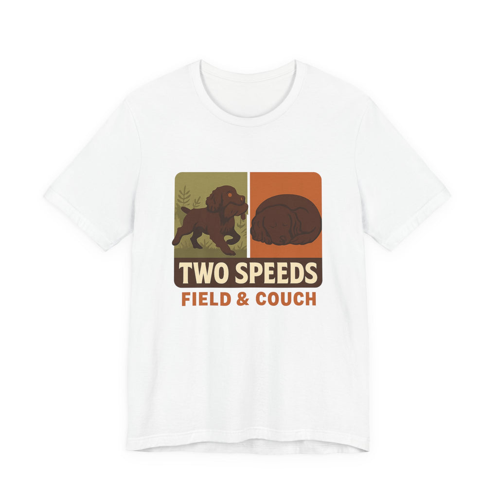Boykin Spaniel Two Speeds Field and Couch Tee