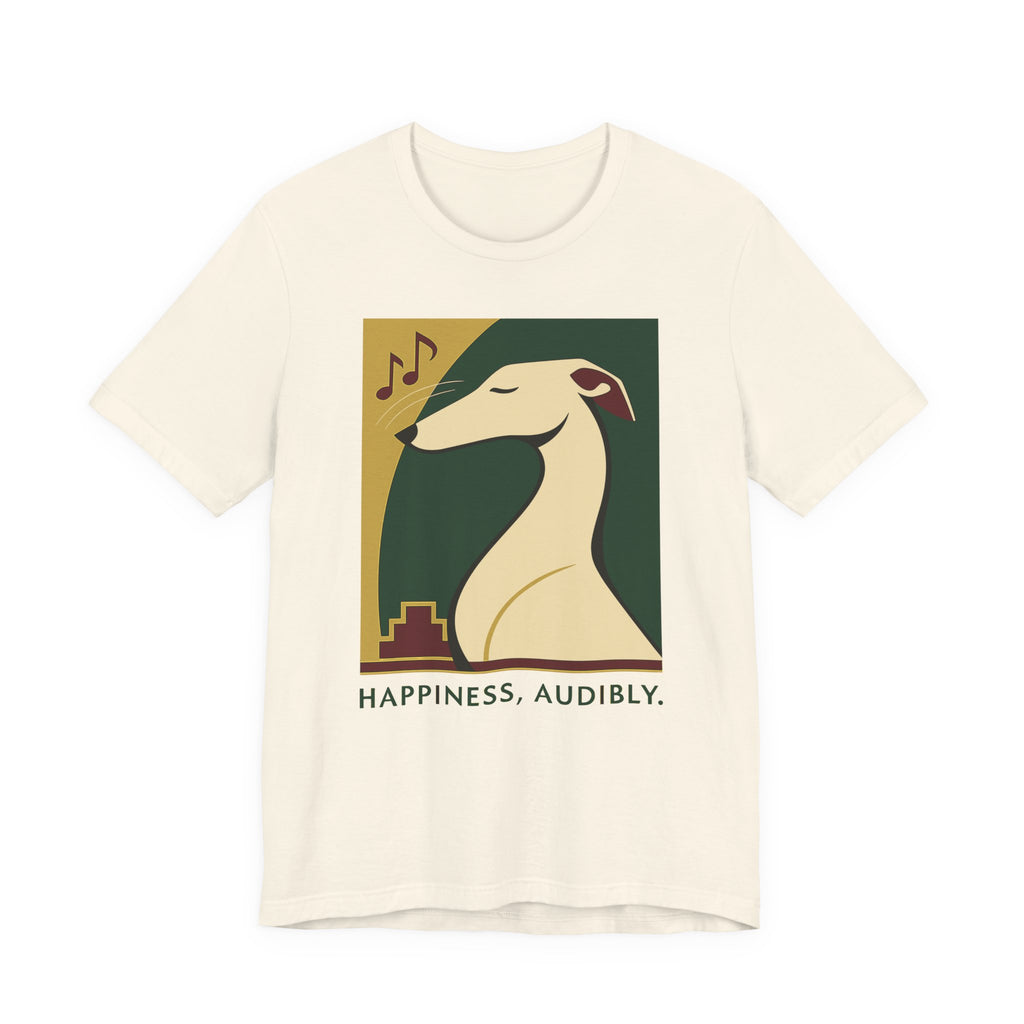 Greyhound Happiness Audibly Tee