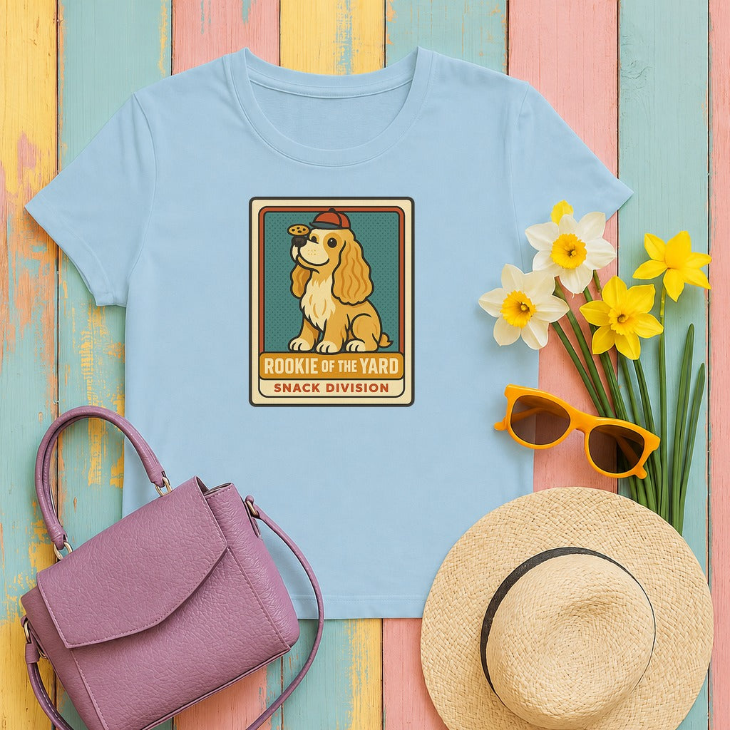 Cocker Rookie of the Yard Tee in Light Blue