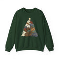 Labrador Retriever Christmas Tree sweatshirt in Forest Green