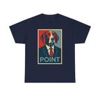 German Shorthaired Pointer Dog Suit Tie Pop Art Illustration Design T-Shirt