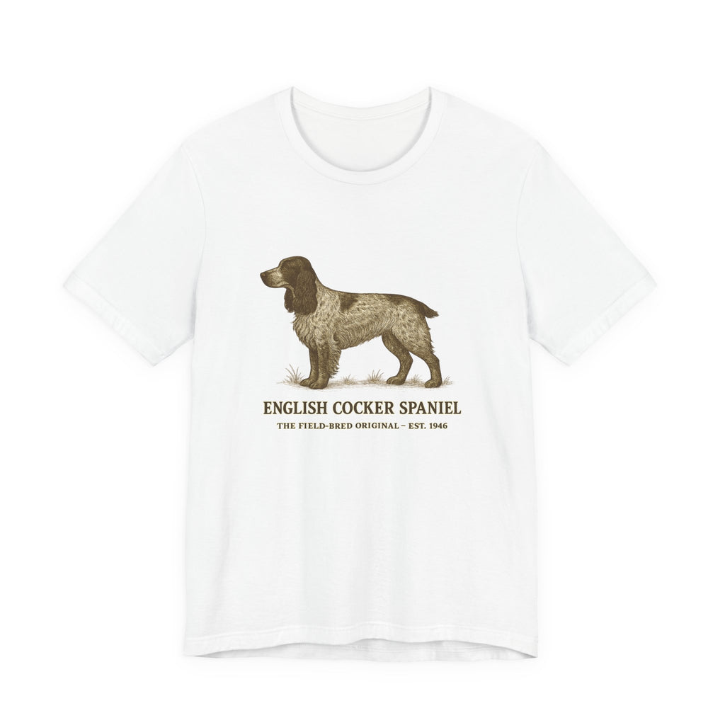 English Cocker Spaniel Field Guide Tee