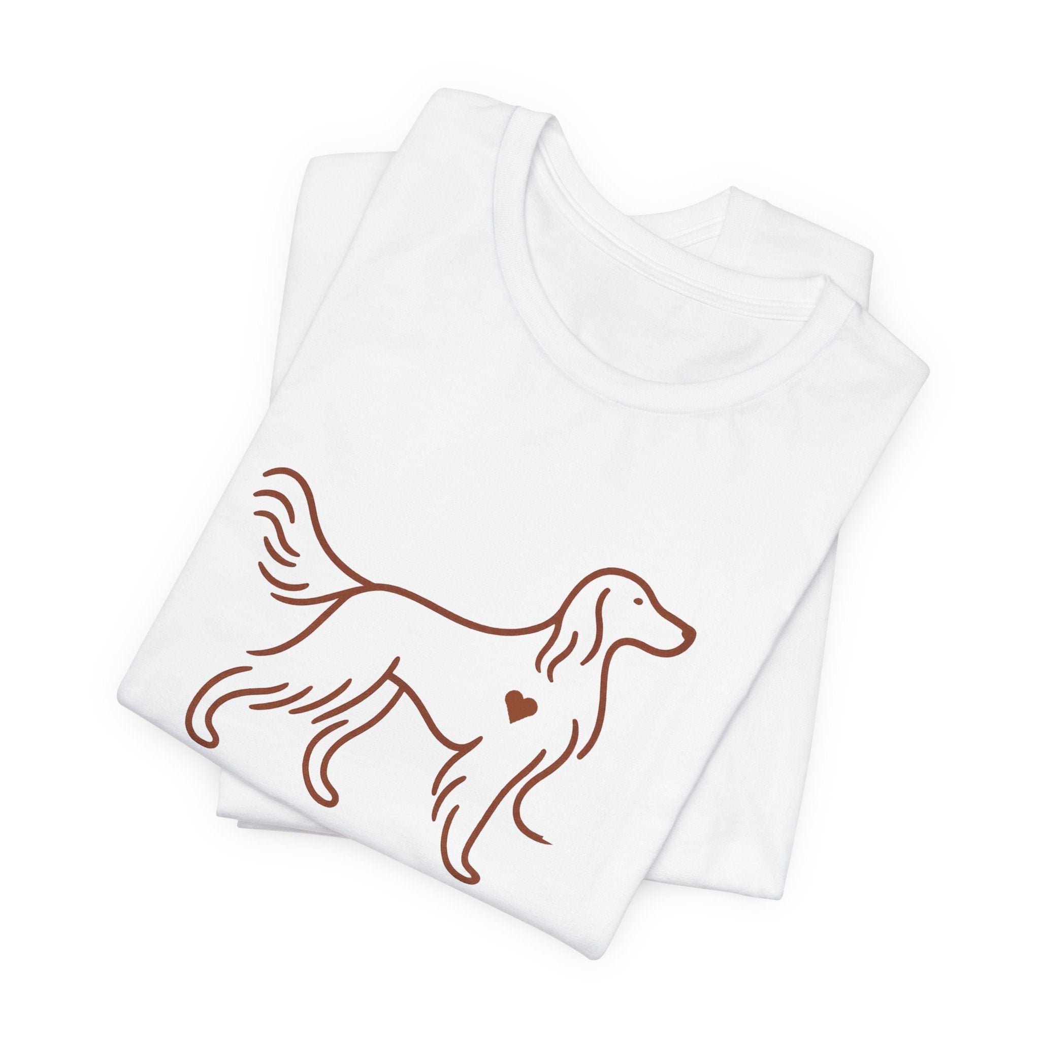 Irish Setter Drawn to You Line Art Tee