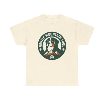 Bernese Mountain Dog Badge - Gentle Mountain Soul T-Shirt