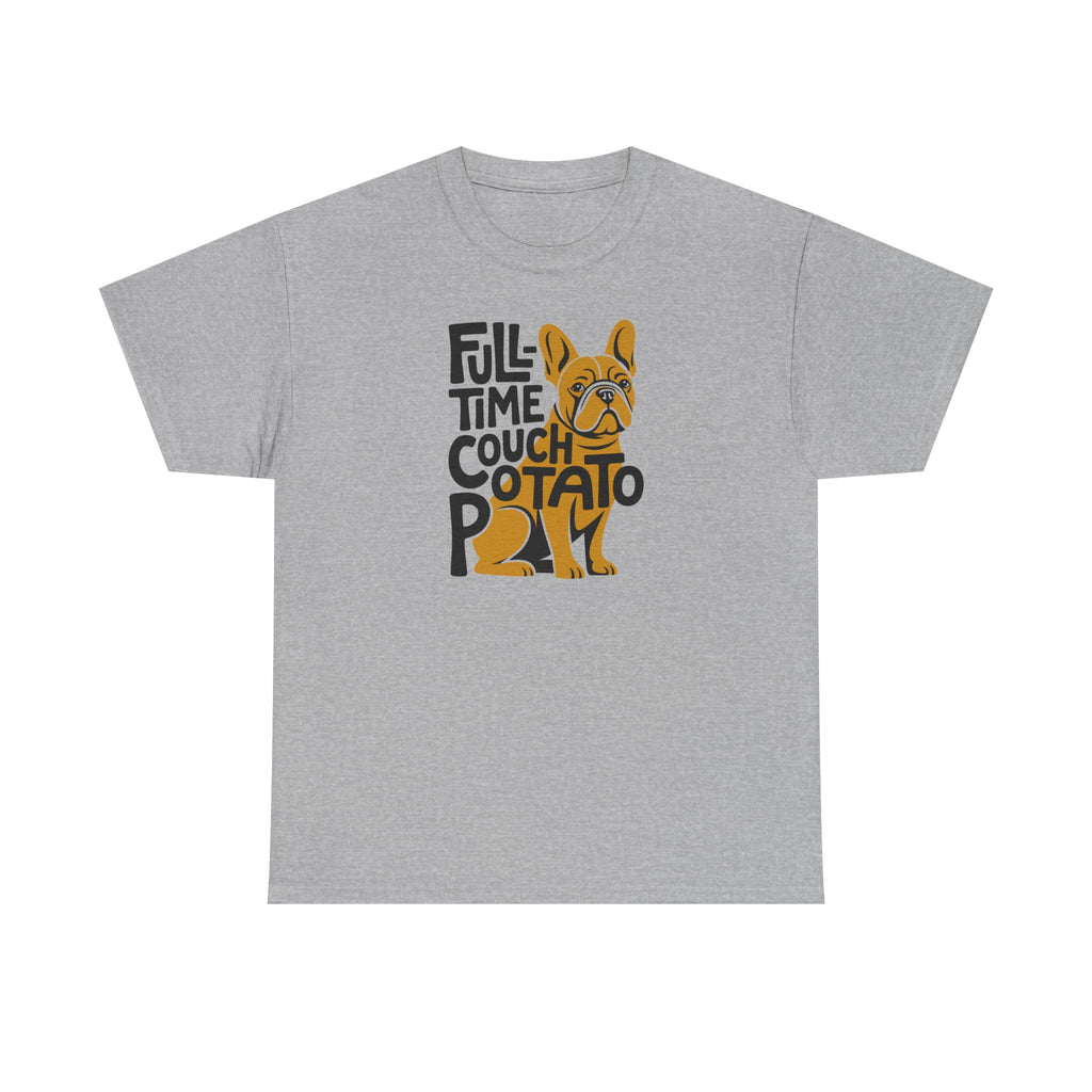 Frenchie Couch Potato Graphic T-shirt