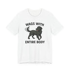 Flat-Coat Wags With Entire Body Tee