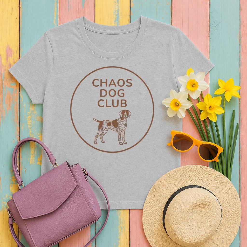 Chaos Dog Club GSP T-Shirt in Sport Grey