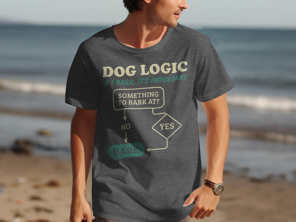 Dog Logic If I Bark It's Important T-shirt