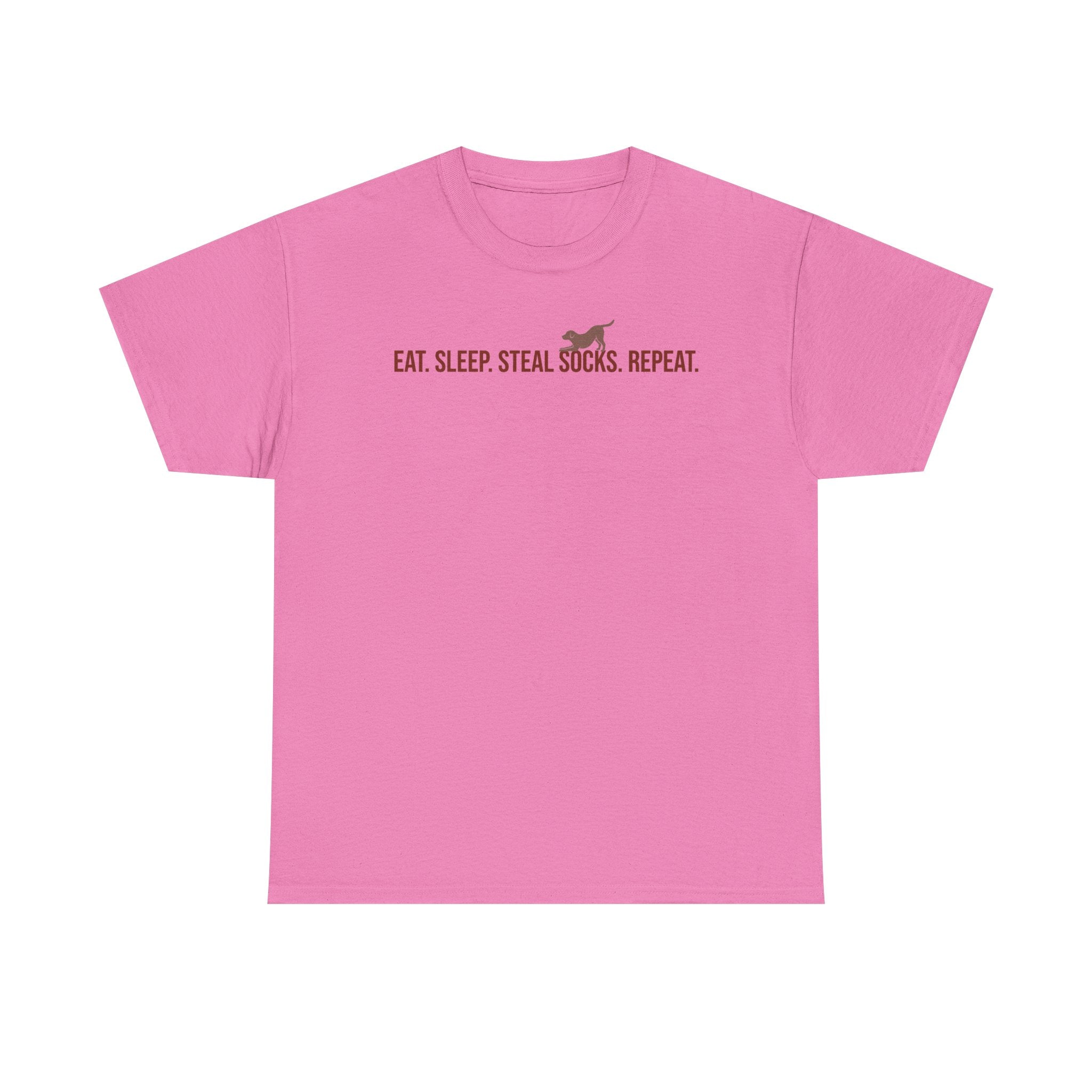Eat Sleep Steal Socks Repeat. Lab T-shirt.