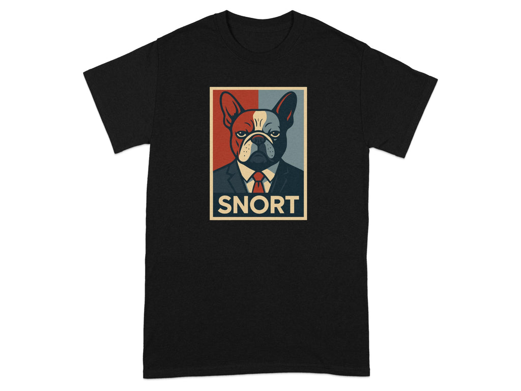 Snort Bulldog Graphic Tee Funny Dog Lover T-shirt