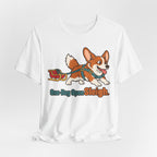 One Dog Open Sleigh Corgi T-Shirt