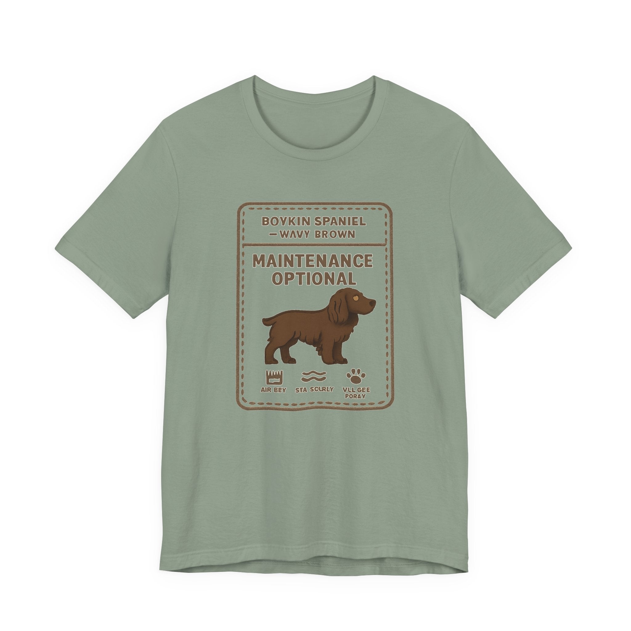 Boykin Spaniel Topknot Maintenance Optional Tee
