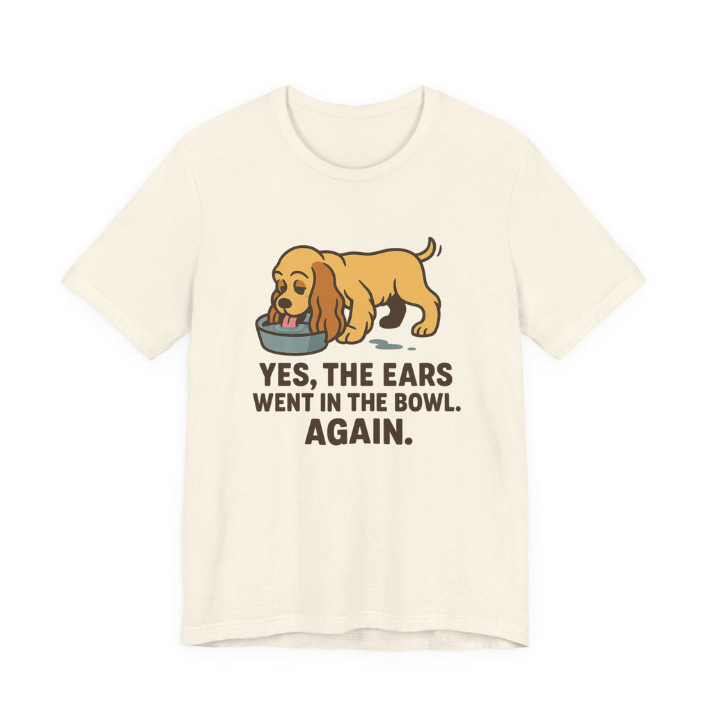 Cocker Ears in the Bowl Tee