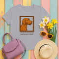 Wirehaired Vizsla A Study in Pointillism Tee in Athletic Heather