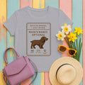 Boykin Spaniel Topknot Maintenance Optional T-shirt in Athletic Heather