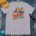 Counter Intelligence Beagle T-Shirt in Athletic Heather - flat lay