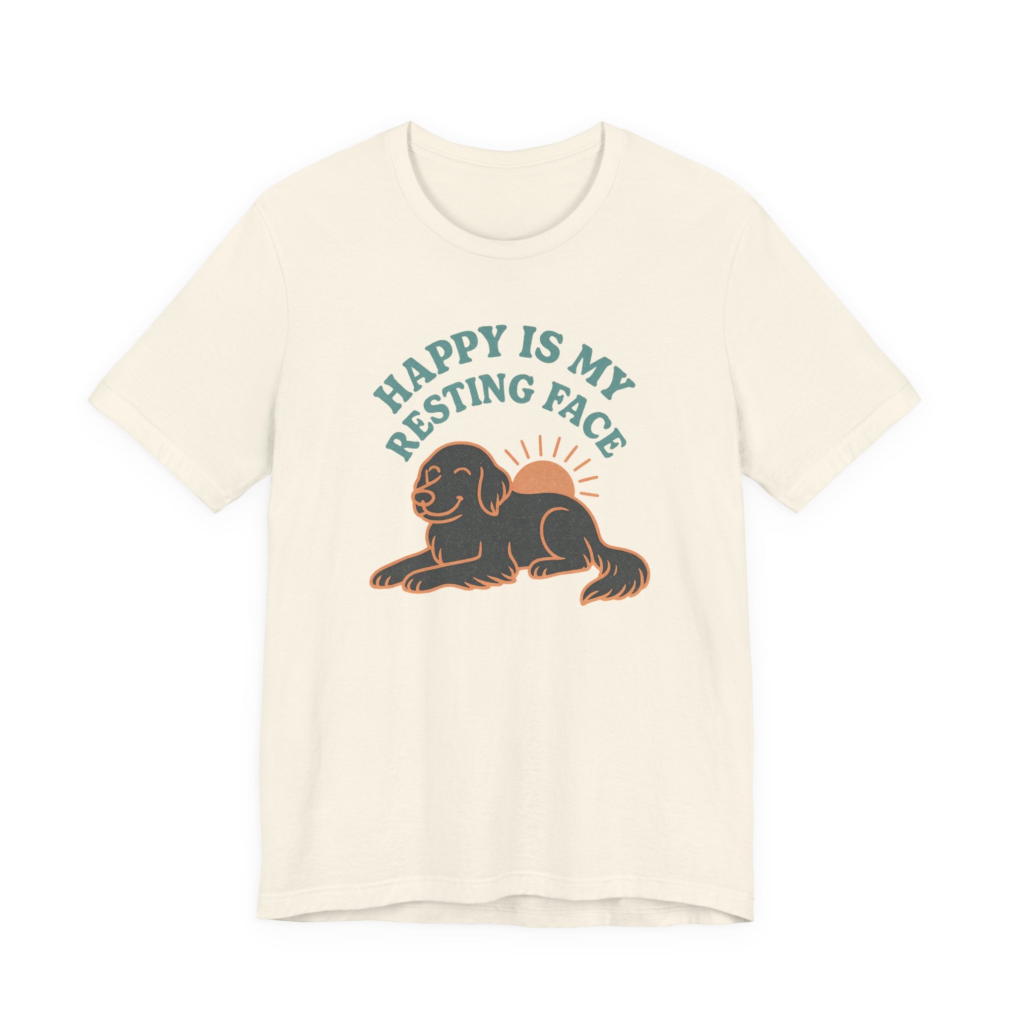 Flat-Coat Happy Is My Resting Face Tee