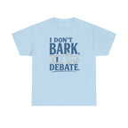 I Don't Bark, I Debate. Sheltie t-shirt, view 5