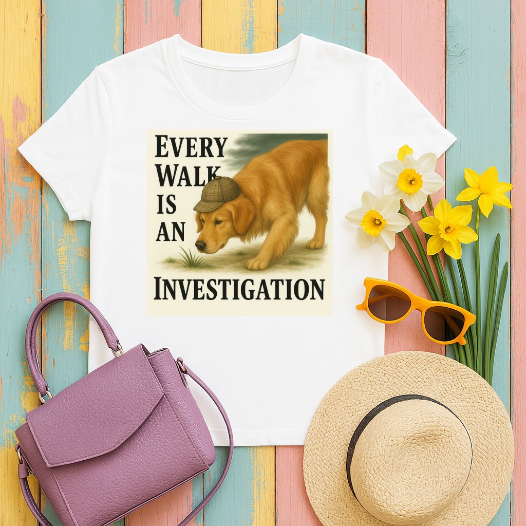 Every Walk Is An Investigation T-shirt product type