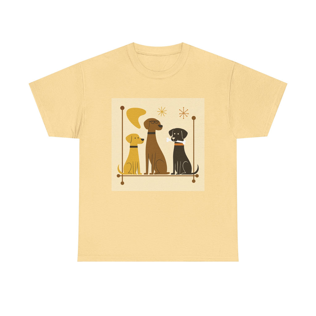Retro Mid-Century Mod Labs T-Shirt