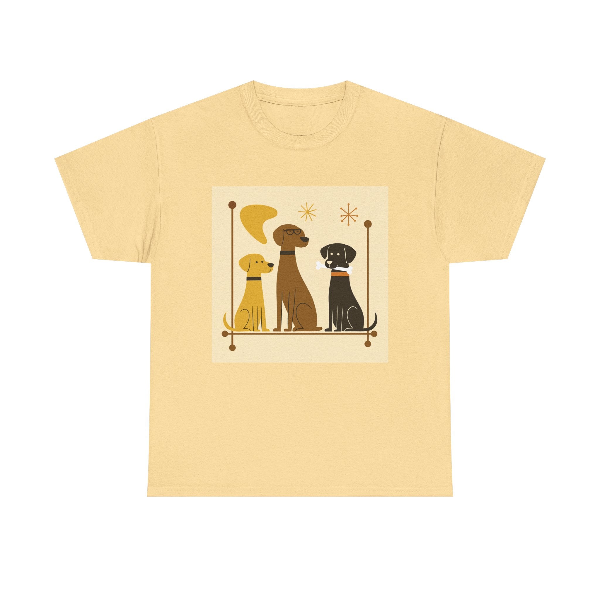 Retro Mid-Century Mod Labs T-Shirt