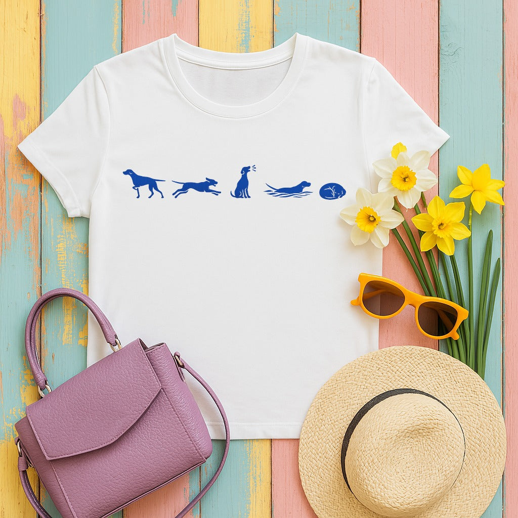 w5hero canine-chronicles-vizsla-t-shirt tee flat lay hero v8
