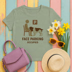 english springer spaniel face-parking tee flat lay hero
